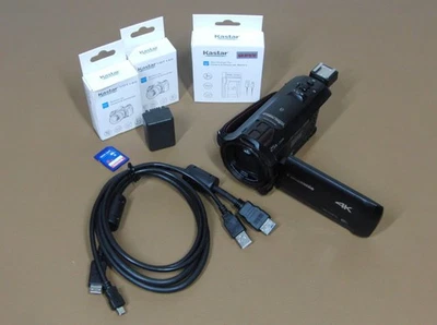 Panasonic HC-VX870K 4K Ultra HD Camcorder w/ New Batteries / Charger / Cables - Image 1 of 4