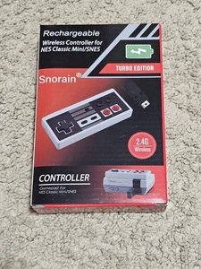 New! Rechargeable 2.4G Wireless Controller For NES Classic Mini - Turbo Edition - Picture 1 of 4