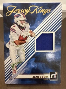 2024 Panini Donruss Jersey Kings James Cook #JK-JCO /499 Patch Jersey Card Bills - Picture 1 of 4