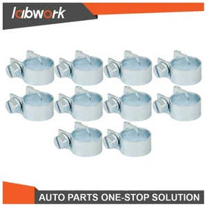 Labwork Einspritzschlauchschelle / Auto Kraftstoffschellen 10 Stück 19/32 Zoll Neu - Bild 1 von 16