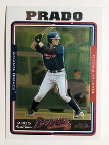 Topps 2005 actualización cromada #130 Martin Prado año fiscal radiocontrol - Imagen 1 de 2