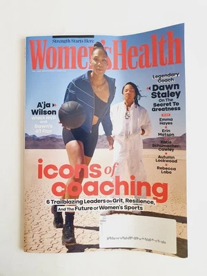 Women's Health Magazine Fall, 2025 - Icons of Coaching - Dawn Staley A'ja Wilson Foto 1 de 2