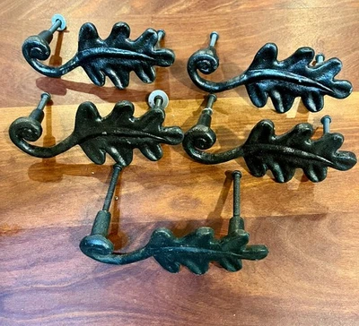 Gaveta de folha de ferro 5 peças 4" preta metal pesado puxar 3" espalhar - Imagem 1 de 3