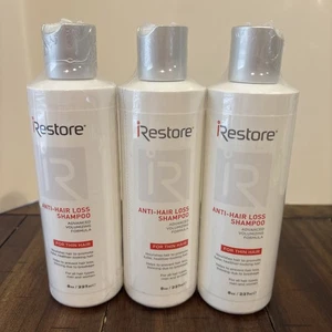 3 - 8oz Bottles iRestore Anti-Hair Loss Shampoo Thin Hair Advanced Volumizing - Picture 1 of 4