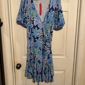 Vestido Lilly Pulitzer Envolvente Talla XL Nuevo Con Etiquetas - Imagen 1 de 10