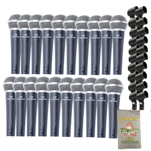 (20 PACK) Mikrofony ręczne FAT ROAD | Studio nagrywanie jednokierunkowe mikrofony - Zdjęcie 1 z 12