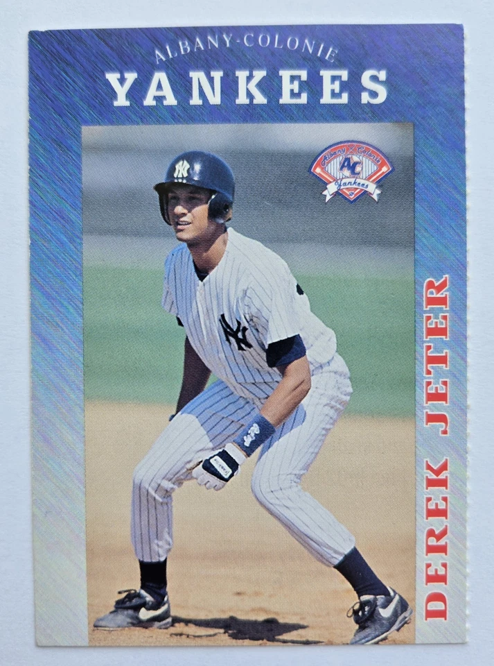 1994 Albany Colonie Derek Jeter Yearbook Rare Card - Image 1 of 2