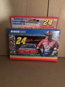 NASCAR 2000 Jeff Gordon 24 Limited Edition Collectible Tin 2 Deck Playing Cards - Picture 1 of 6