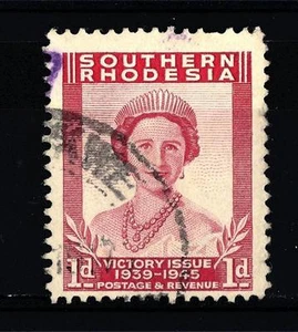 SOUTHERN RHODESIA - RHODESIA MERIDIONALE - 1947 - Regina Elisabetta - 1 P - Picture 1 of 1