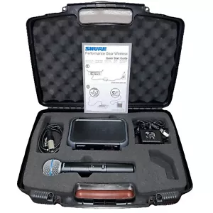Shure SM58 Wireless Audio Mic System, PGX2, PGX4, Battery Power & Case - Picture 1 of 13