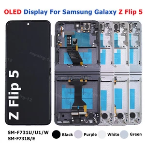 Conjunto de repuesto de pantalla LCD OLED para Samsung Galaxy Z Flip 5 F731U/B - Imagen 1 de 17