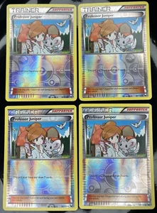 4X Pokemon TCG Professor Juniper Dark Explorers 98/108 Reverse Holo 2012 LP/MP - Picture 1 of 2