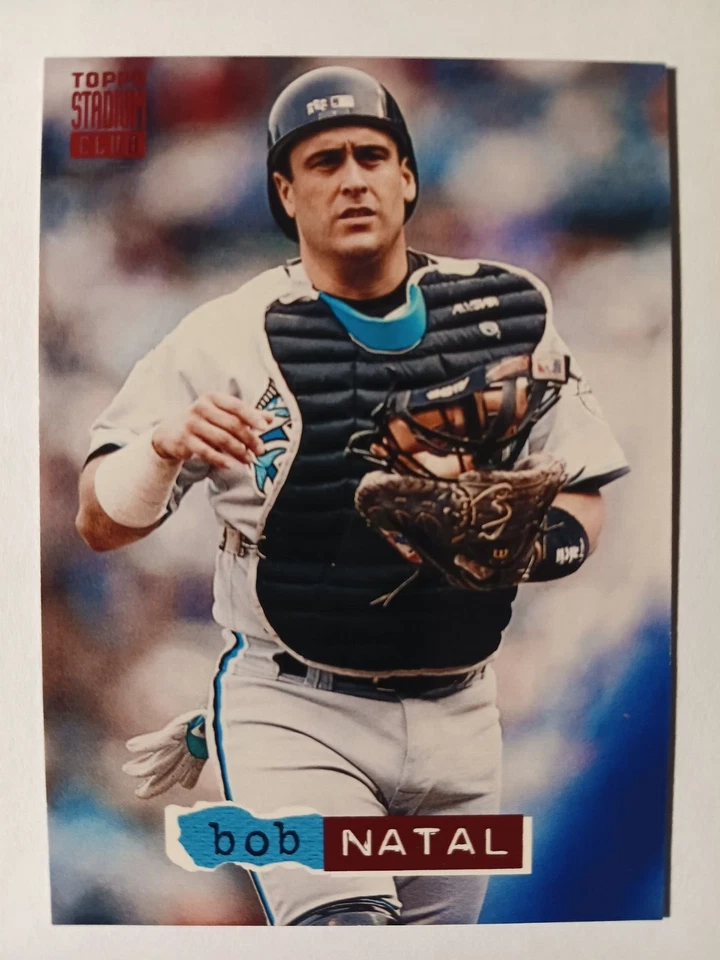 BOB NATAL FLORIDA MARLINS 1994 TOPPS STADIUM CLUB BASEBALL CARD #291 - Image 1 of 1