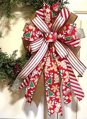 10 «X 20» пряники бант проводная лента для двери венок фонарь # 165 rb - Изображение 1 из 4