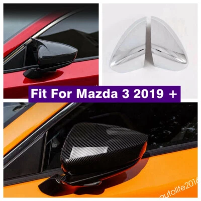 Аксессуары декоративная отделка для зеркала заднего вида для Mazda 3 2019-2023 из углеродного волокна - Изображение 1 из 4