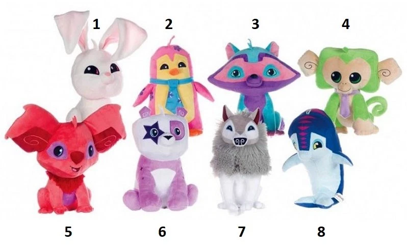 Animal Jam Plüschtiere Plüsch Figuren Stofftiere Auswahl ca. 38 cm