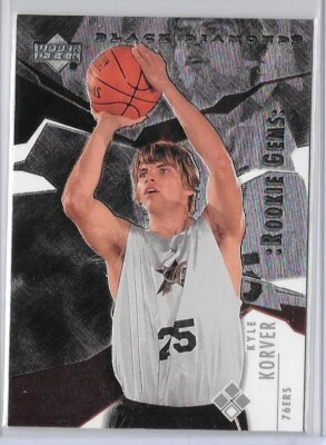 2003-04 UD Black Diamond #160 KYLE KORVER RC Philadelphia 76ers NM/Mint - Image 1 of 2