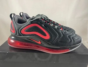 Nike Air Max 720 Mesh Black University Red CN9833-001 Men size 11 Shoes Sneakers - Picture 1 of 18