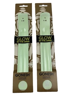 (2) Gonesh Hi-Lites Incense Stick Holder GLOW IN THE DARK - Picture 1 of 4