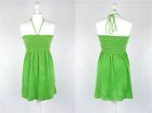 Juicy Couture Vintage Y2k Made In Usa Apple Green Towel Cotton Dress Size M 36