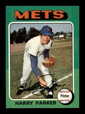 1975 Topps Harry Parker #214 Set Break New York Mets