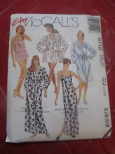 Vintage UNCUT McCall's PIGIAMA DONNA modello da cucire #5112 - taglia 6-8 - anni '90 - Foto 1 di 2