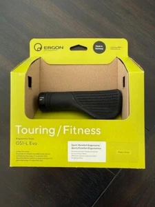 Ergon GS1-L EVO Handlebar Bicycle Grips Touring Fitness Trail Large Black - Picture 1 of 4