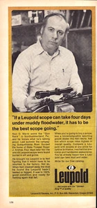 Leupold Scope Beaverton OR Neil Mertz Northumberland PA Vintage Print Ad 1973 - Picture 1 of 4
