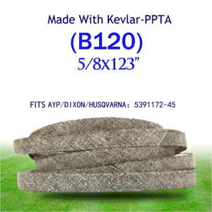 Realizzato con cintura di ricambio in kevlar per AYP HUSQVARNA 5391172-45 grave 07240700 - Foto 1 di 11