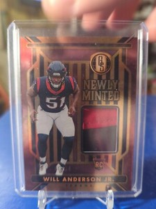 2023 gold standard newly minted 2 Color patch will Anderson Rose Gold purple /24