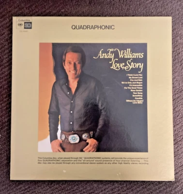 Vinyl Record LP Andy Williams Love Story Quadraphonic VG - Image 1 of 3