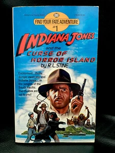 Indiana Jones™ FIND YOUR FATE Curse of Horror Island BRAND NEW Novel - Imagen 1 de 2