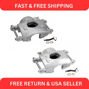 New Front Disc Brake Caliper with Hardware LH RH Kit Pair for GM - Picture 1 of 7