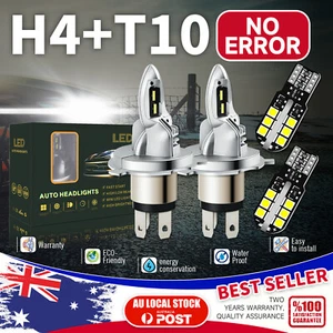 MODIGT LED H4+T10 Headlight Globe Car Bulb For Volkswagen Multivan XX 2020 2021 - Picture 1 of 24