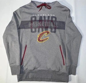 Cleveland Cavaliers Sudadera Adulto Pequeña Gris Sudadera con Capucha Pulóver Logotipo Baloncesto - Imagen 1 de 6