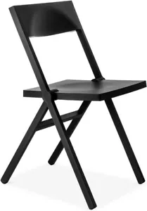 Alessi Piana ASPN9017 - Designer Folding Chair, Black NEW RRP £200 - Picture 1 of 5