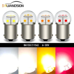 Ruiandsion 6V 12V P21W BA15S LED Lamp Vehicle Backup Reverse Light Bulb 4Colors - Picture 1 of 15