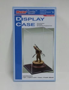 VETRINA TECA DISPLAY CASES IN PLEXIGLASS PER MODELLINI FIGURE SCALA 1/12 E 1/16 - Picture 1 of 3