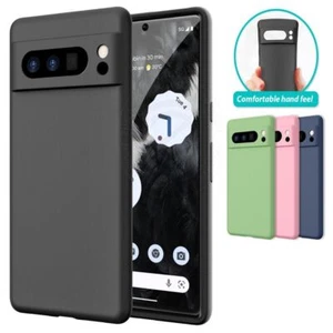 Pour Google Pixel 8 Étui, Slim Liquid Silicone Chocs Armure Gel Étui Téléphone - Photo 1 sur 19