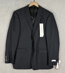 Calvin Klein Jacket Mens 42R Gray Charcoal Blazer Slim Fit Stretch NEW - Picture 1 of 11