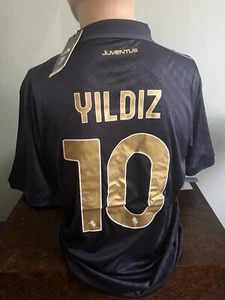 Yildiz Juventus Auswärts schwarz Polo Trikot US Erwachsene Large - Bild 1 von 6