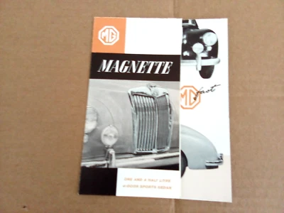 BROCHURE - Orig 1MG 1MGNETTE  ONE AND A HALF LITRE 4 DOOR SPORTS SEDAN - Image 1 of 3