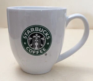Taza de cerámica - Taza Starbucks 14 fl oz - Logo clásico blanco verde sirena. - Imagen 1 de 6