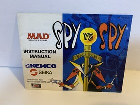 Mad Spy vs Spy (Nintendo NES) Manual Only