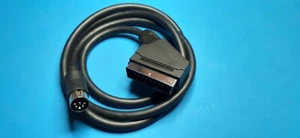 Cavo Video SCART Audio C64 C16 PLUS4 + HUM FILTER Commodore video DIN6 DIN8 - Foto 1 di 4