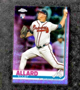 KOLBY ALLARD Rookie 2019 Topps RIFRATTORE ROSA CROMATO #99 Atlanta Braves Nuovo di zecca - Foto 1 di 2