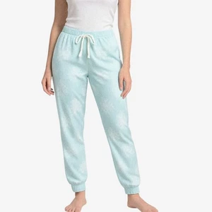 Pantalones de pijama para mujer Rene Rofe azul con estampado de copo de nieve talla S nuevos con etiquetas - Imagen 1 de 12