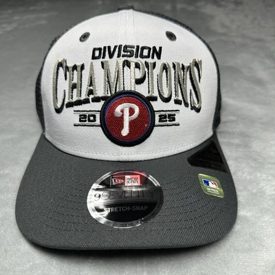 Philadelphia Phillies 2025 Division Champions Hat Cap Adjustable 9Seventy - Image 1 of 4