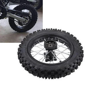 12 Inch Rear Wheel Rim Tire Assembly 80/100-12 15mm Axle Rear Wheel Rim Tire - Picture 1 of 12