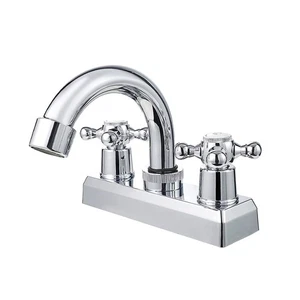 2 Handle Bathroom Faucet 4 Inch Centerset Bathroom Sink Faucet,3 Hole Bathroo... - Imagen 1 de 7